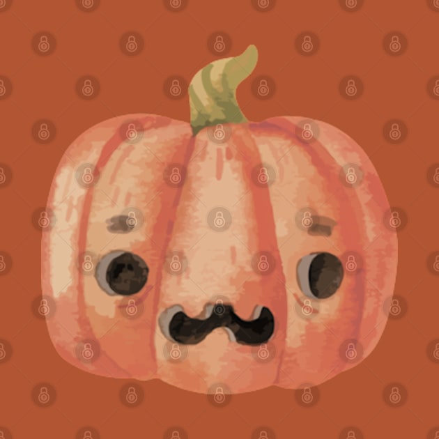 Watercolor Jack-O-Lantern by LMHDesigns