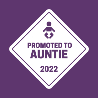 Promoted to Auntie Baby Announcement T-Shirt