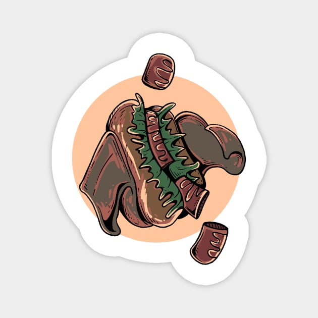 Hotdog Magnet by 995dsgn