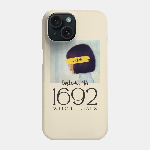 1692 Salem Witch Trials Phone Case by Golden Eagle Design Studio