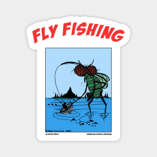 Fly Fishing Funny Fisherman Novelty Gift Magnet