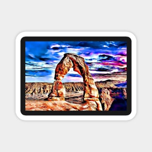 Arches National Park Utah Delicate Arch Landscape Magnet