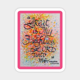 Great is thy Faithfulness! Magnet