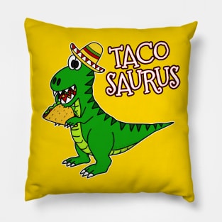 Cinco De Mayo Dinosaur Tacosaurus Taco Lover Pillow