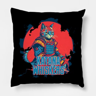 Katana Whiskers Pillow