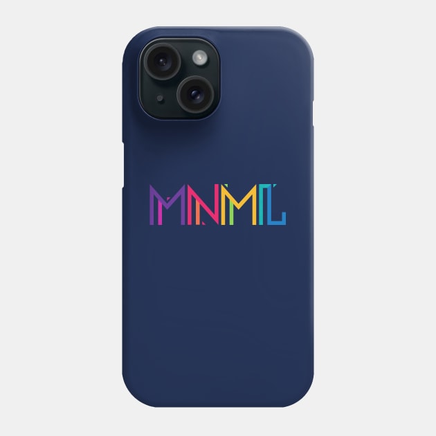 Minimal Type (Colorful) Typography - Design Phone Case by badbugs