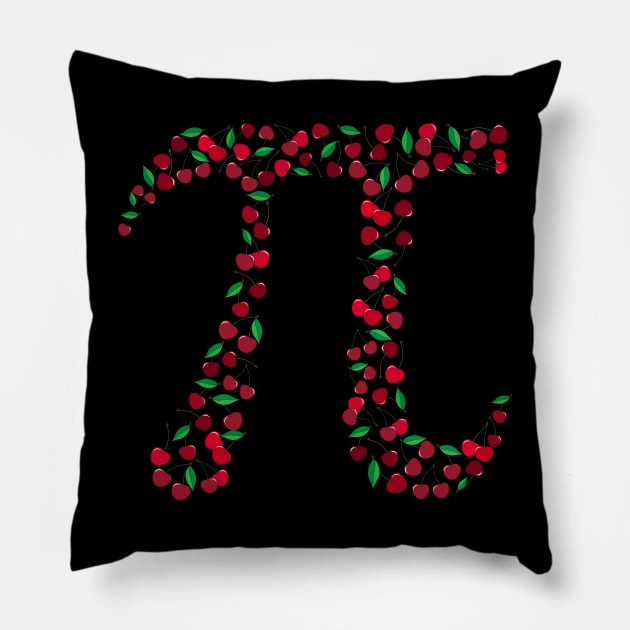 Cherry PI Pie Pillow by OurSimpleArts