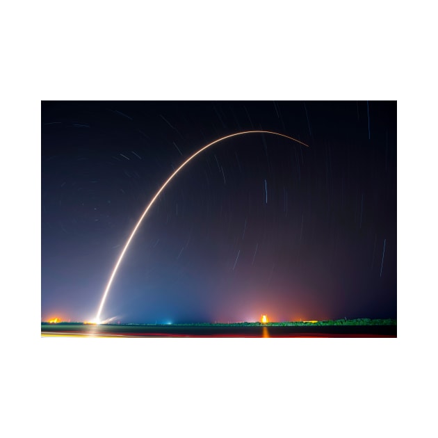 Falcon 9 rocket launch by SpaceX, 2016 (C031/1223) by SciencePhoto