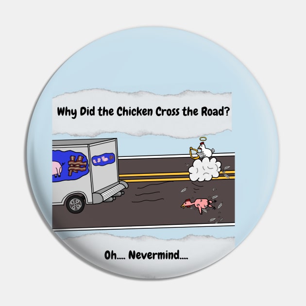 Why did the Chicken Cross the Road? Pin by Monkey Punch