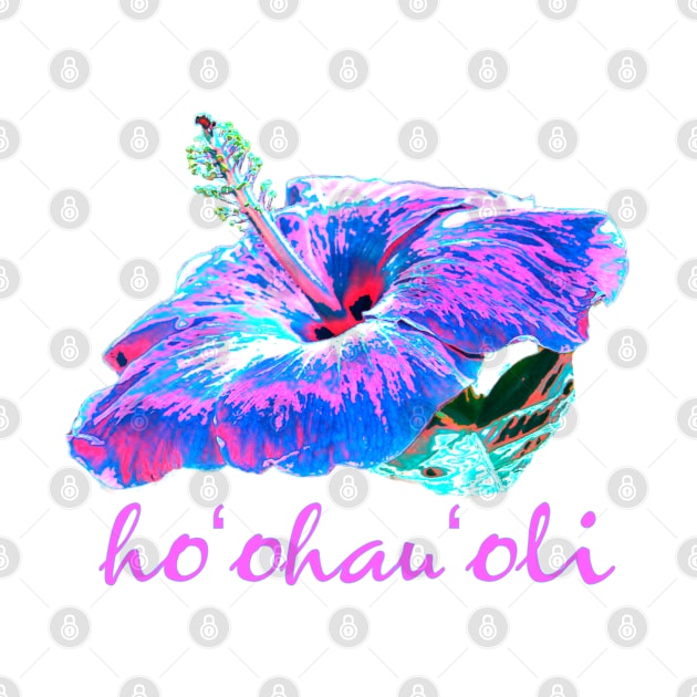 Give Joy - Hawaiian Hibiscus Design - Hawaiian Language by Organicgal Graphics