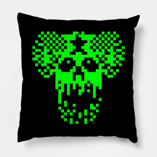 Jet Set Willy Hades Guardian Green - ZX Spectrum 8 Bit Legends Pillow