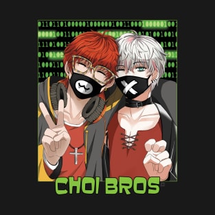Mystic Messenger 707 and Unknown Choi Bros T-Shirt