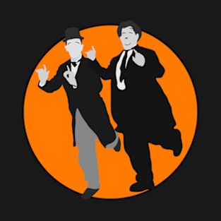 Laurel and Hardy - Orange T-Shirt