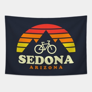 Sedona Arizona Mountain Biking Sedona Mtb Trails Retro Tapestry