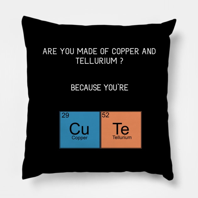 Chemistry love Pillow by AdriaStore1