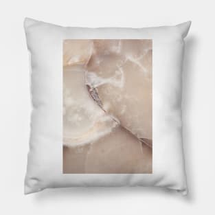 White Quartz Abstract, Right Pillow