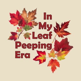 Lispe In My Leaf Peeping Era Autumn Foliage T-Shirt