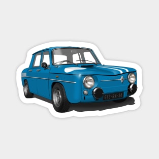 Renault R8 Gordini blue Magnet