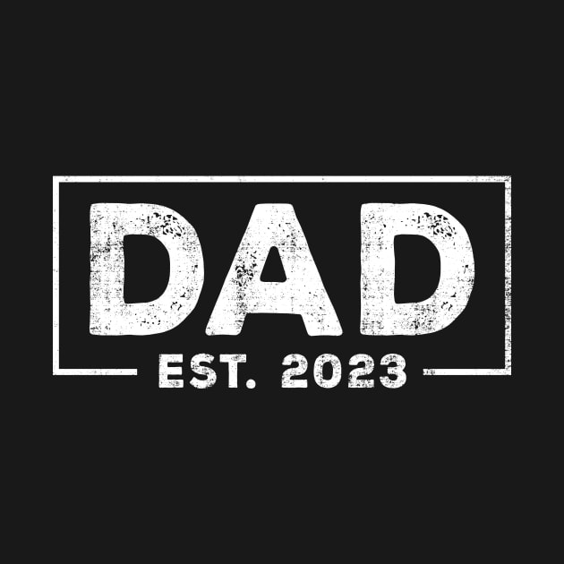 Fathers Day Gift Dad Est. 2023 Expect Baby Men Wife Daughter by Suedm Sidi