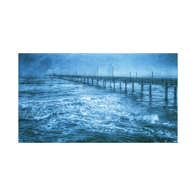 Bob Hall Pier - North Padre Island by Debra Martz