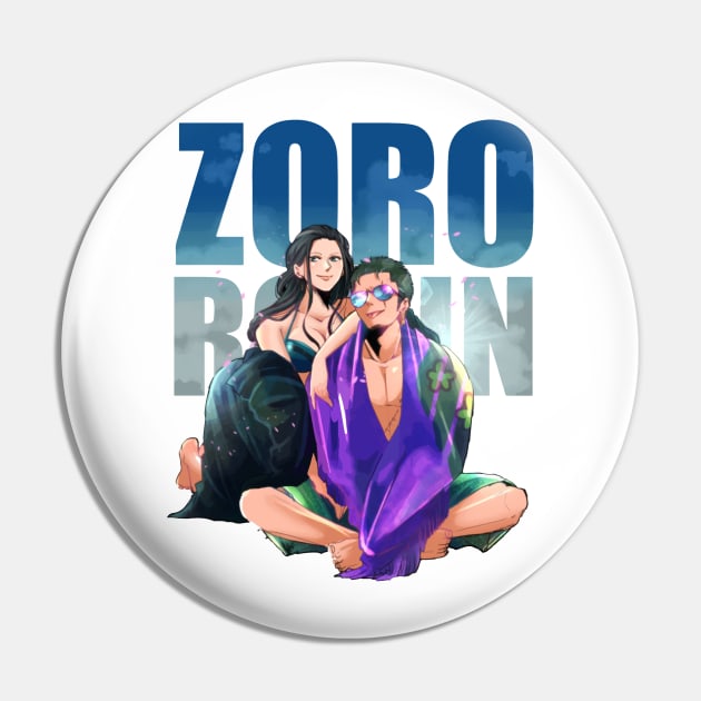 Nico Robin Zoro One Piece Pin by KDungUniversal