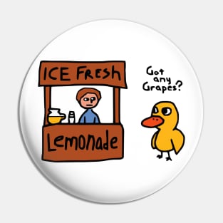 Ice Fresh Lemonade Got Any Grapes Pin