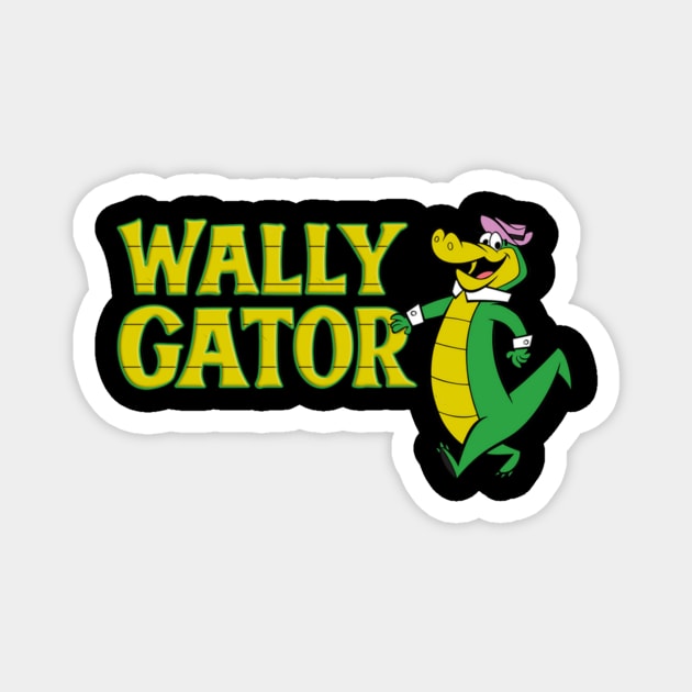 Wally Gator Logo Style Magnet by szymkowski