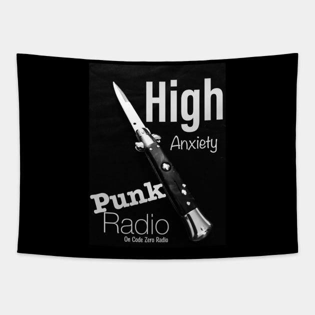 High Anxiety Switch Blade Tapestry by Code Zero Radio