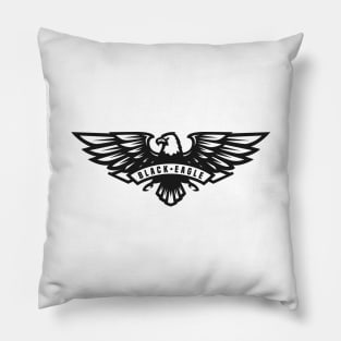 Black eagle Pillow