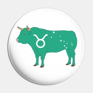 Taurus (Jungle Green) Pin