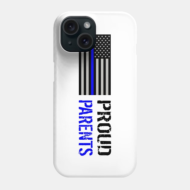 Police: Proud Parents Phone Case by Jared S Davies