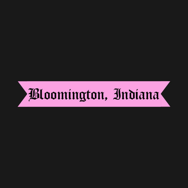 Bloomington, Indiana Gothic Font by sydneyurban