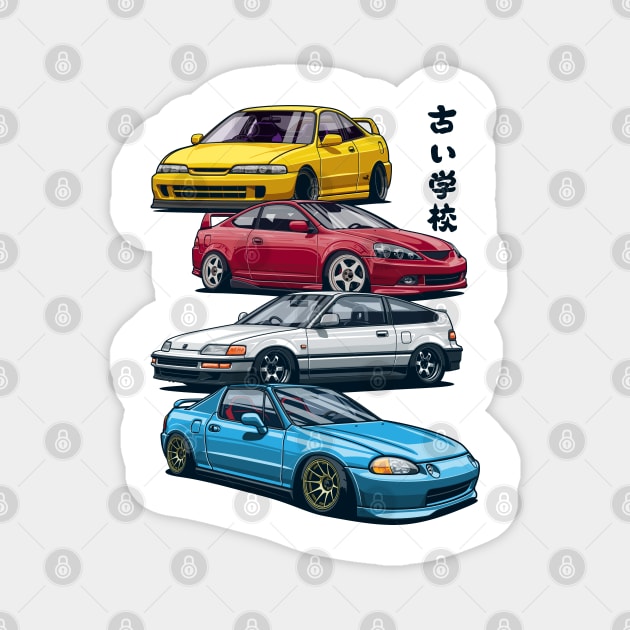 JDM icons Magnet by Markaryan