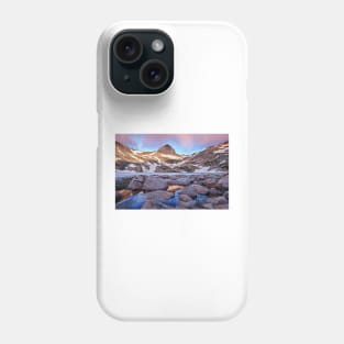 Blue Lake Sunrise Phone Case