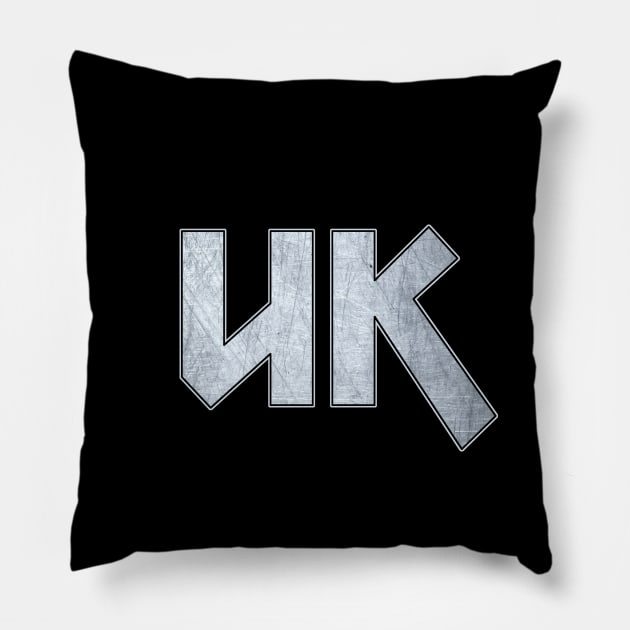 Heavy metal UK Pillow by KubikoBakhar