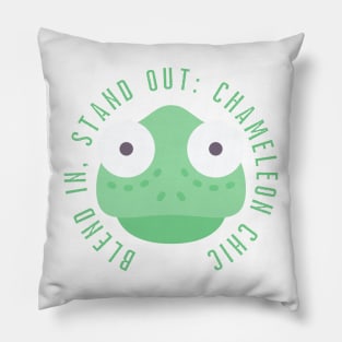 Chameleon Quote Pillow