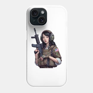 Tactical Girl Phone Case