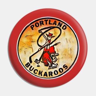 Portland Buckaroos Hockey Pin