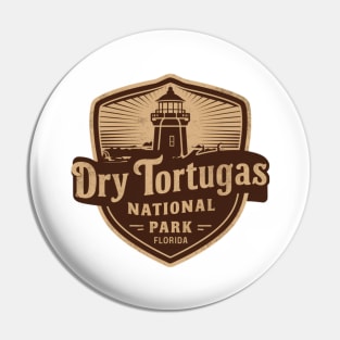 Vintage Dry Tortugas National Park Emblem Pin
