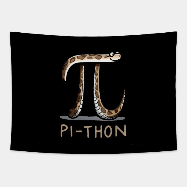 Pi Python Pi-Thon Tapestry by DoodleDashDesigns