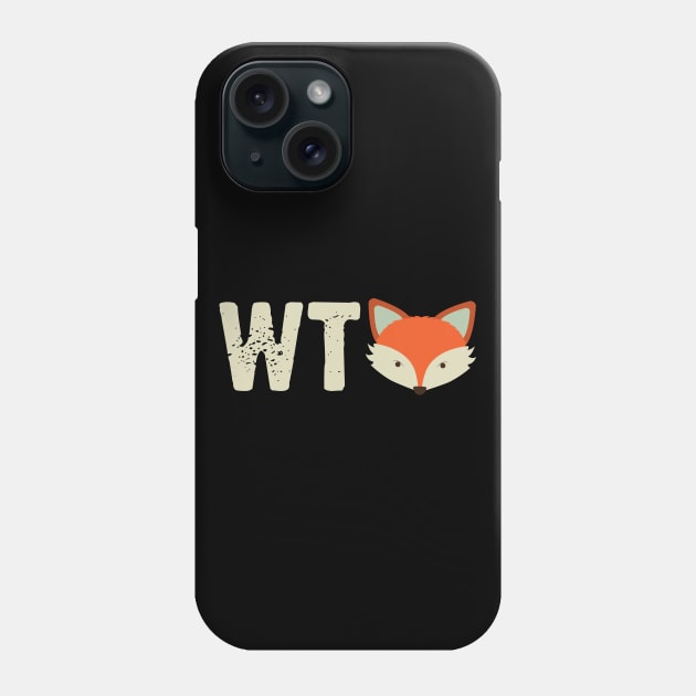 WTF What The Fox Phone Case by thingsandthings