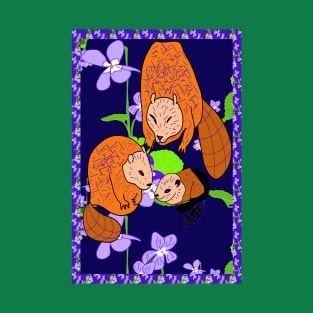 Violets and Beavers T-Shirt