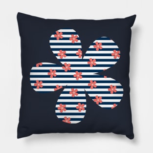 Nautical Blossom Pillow