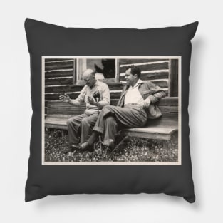 Future Presidents Dwight D. Eisenhower and Richard Nixon Pillow