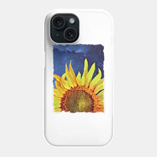 Sunflower In A Storm Phone Case