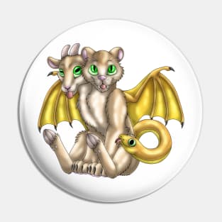 Chimera Cubs: Cream Pin