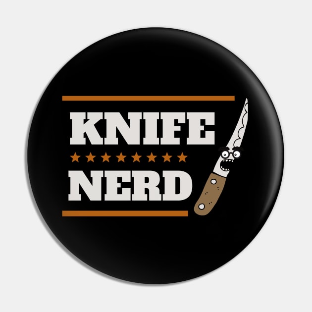 Knife Nerd Pin by coldwater_creative