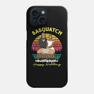 Bigfoot wedding Phone Case