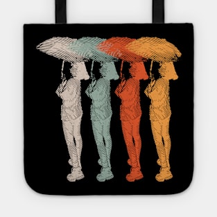 Girl With Umbrella Tote