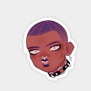 teen alt rebel head Magnet